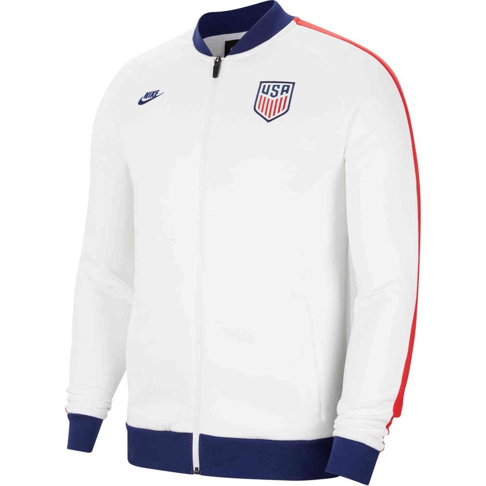 Nike USA Fleece Track Jacket– Soccer White/Speed Red/Loyal Blue/Loyal Blue XL